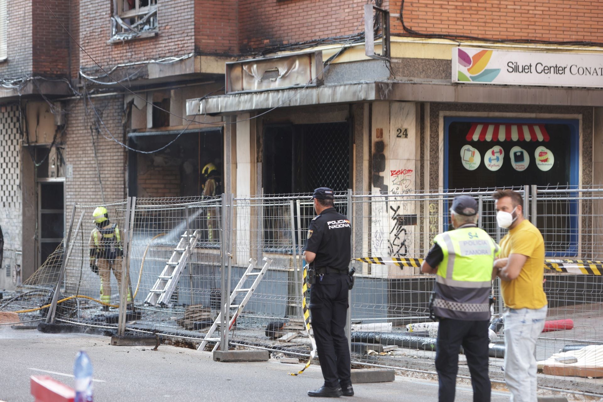 Las imágenes de la explosión de gas en Zamora