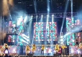 Imagen de la Orquesta Ipanema en uno de sus shows.