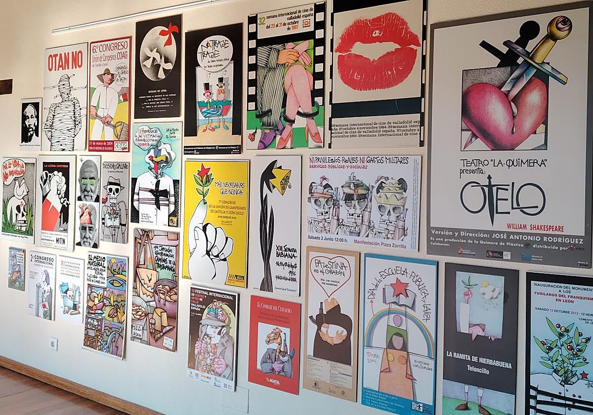 Obras de carteleria realizada por M. Sierra.