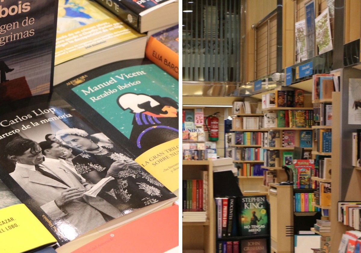 Imágenes del interior de la Librería Artemis de Horacio Bueno Crespo.
