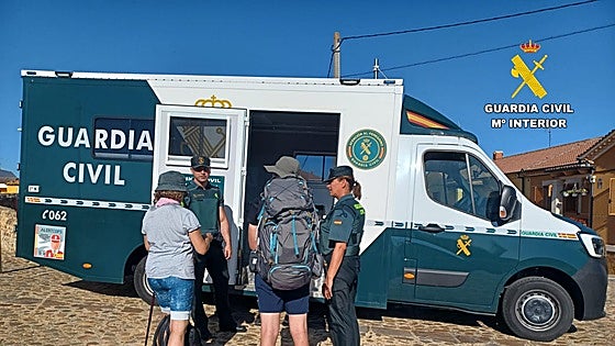 La Guardia Civil localiza y auxilia a un peregrino desorientado en León