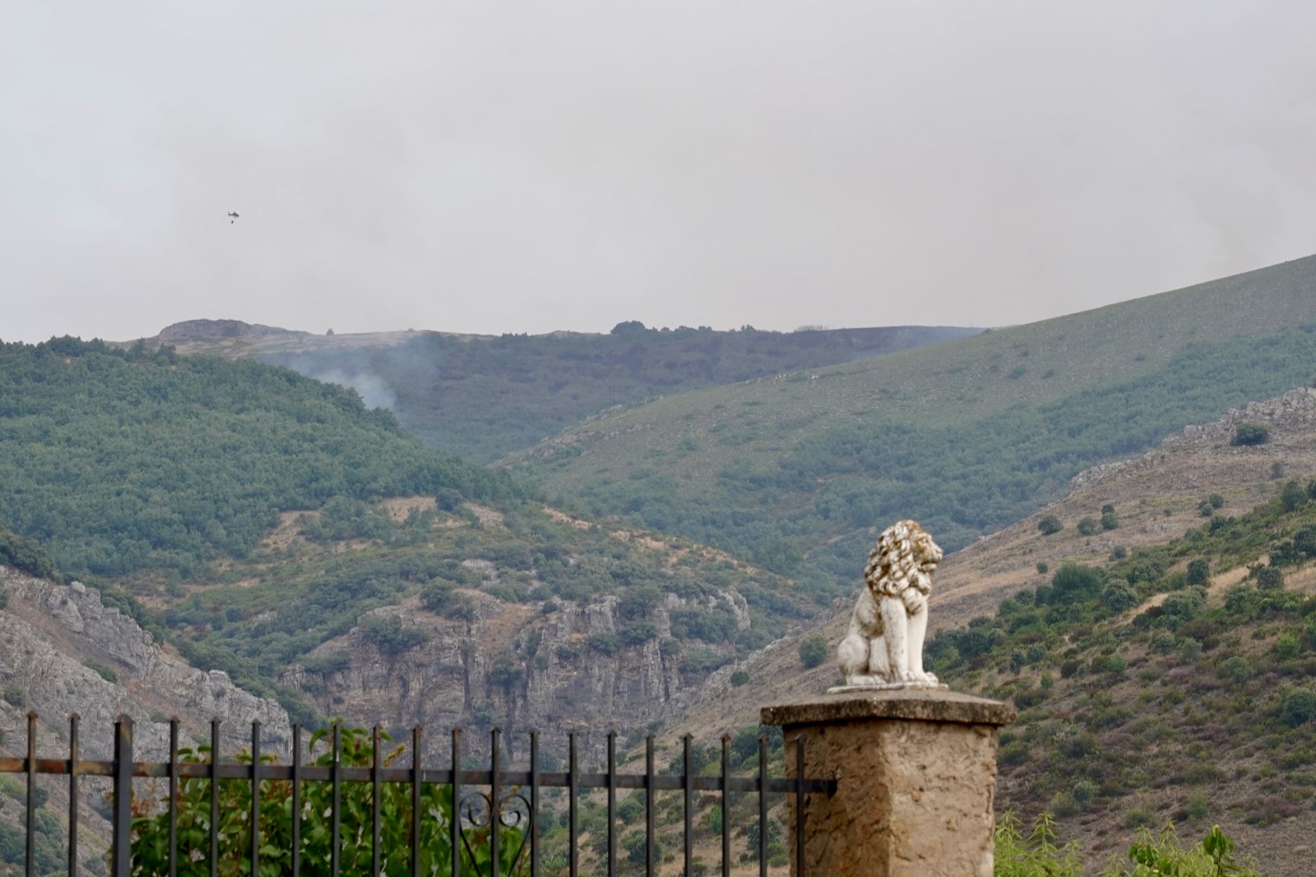 Las imágenes del incendio de Olleros de Alba