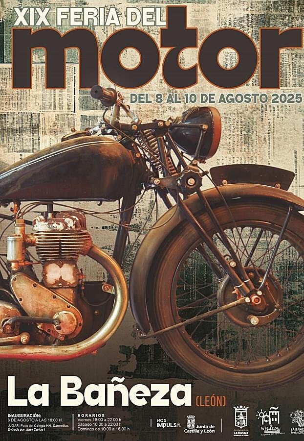 Cartel Feria del Motor de La Bañeza
