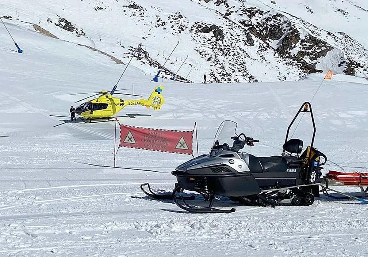 Imagen de archivo de un accidente en San Isidro en 2022.
