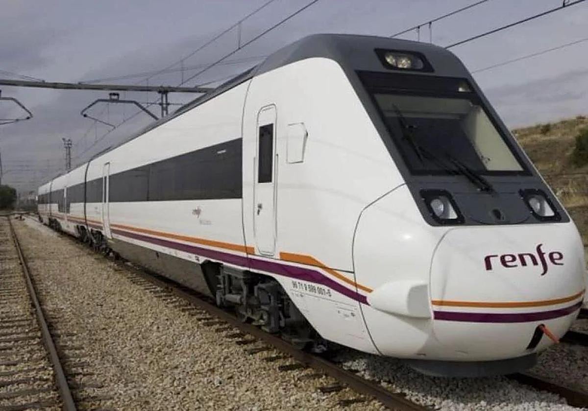 Un tren de media distancia.