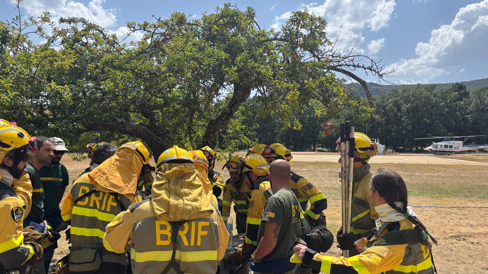 Las imágenes del incendio de Llamas de Cabrera