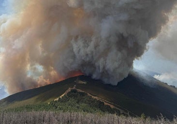 Ocho brigadistas heridos en el incendio de Fasgar: «Quiero buscar responsables»