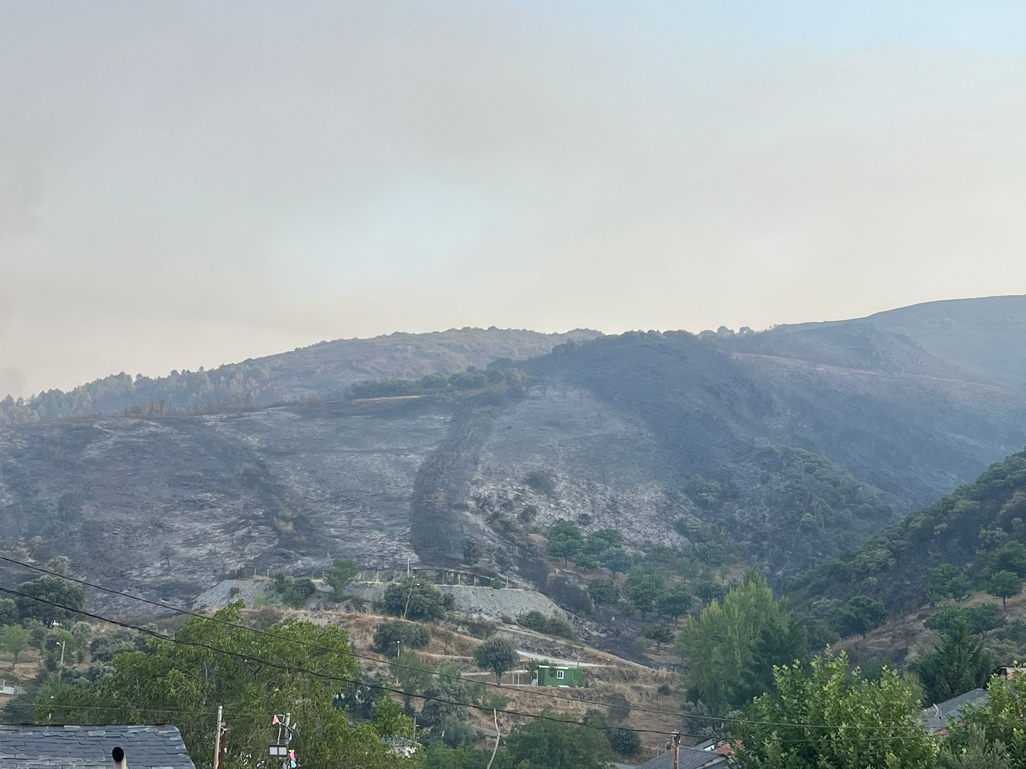 Las imágenes de los incendios de Yeres y Orallo