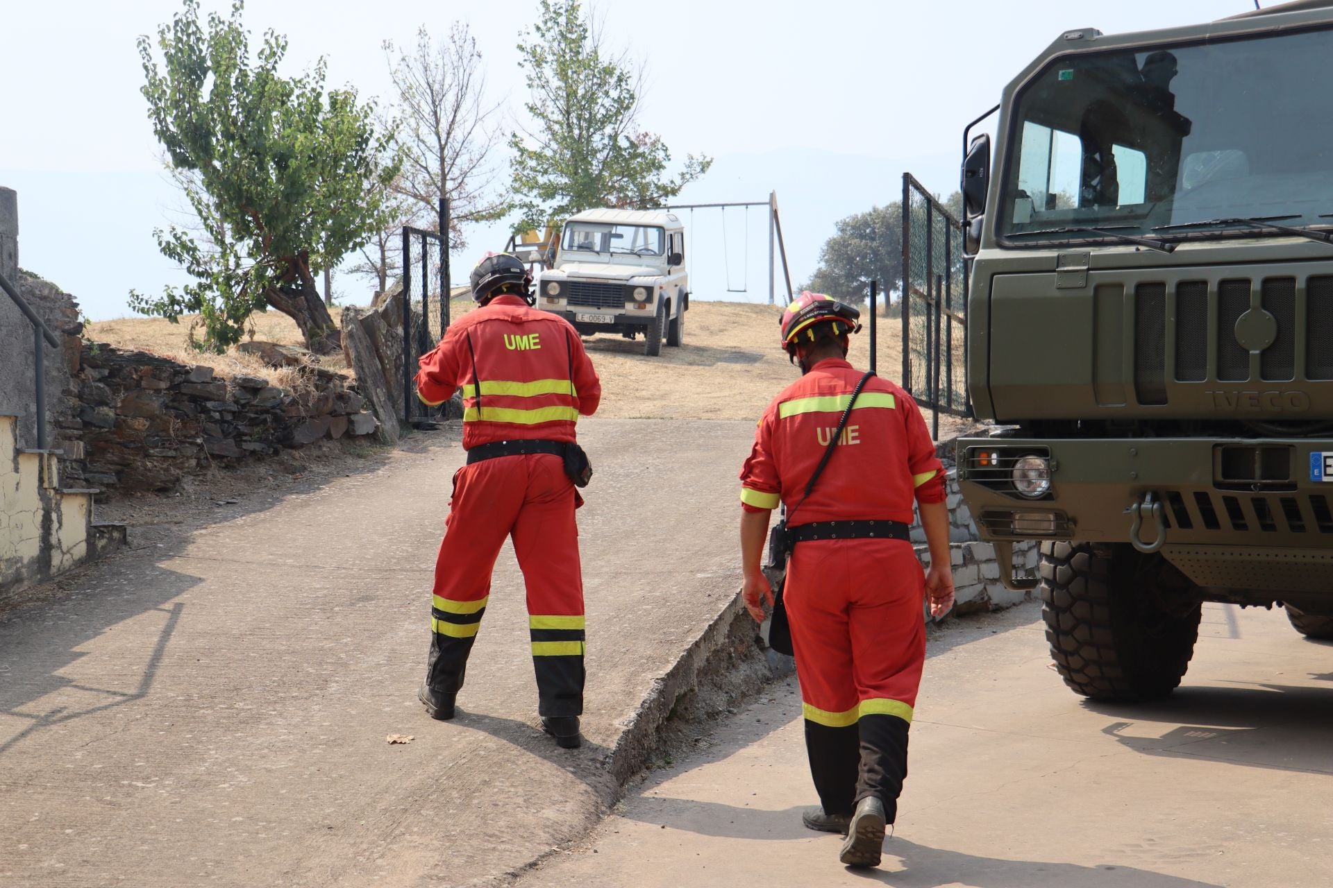 Imágenes del incendio de Yeres