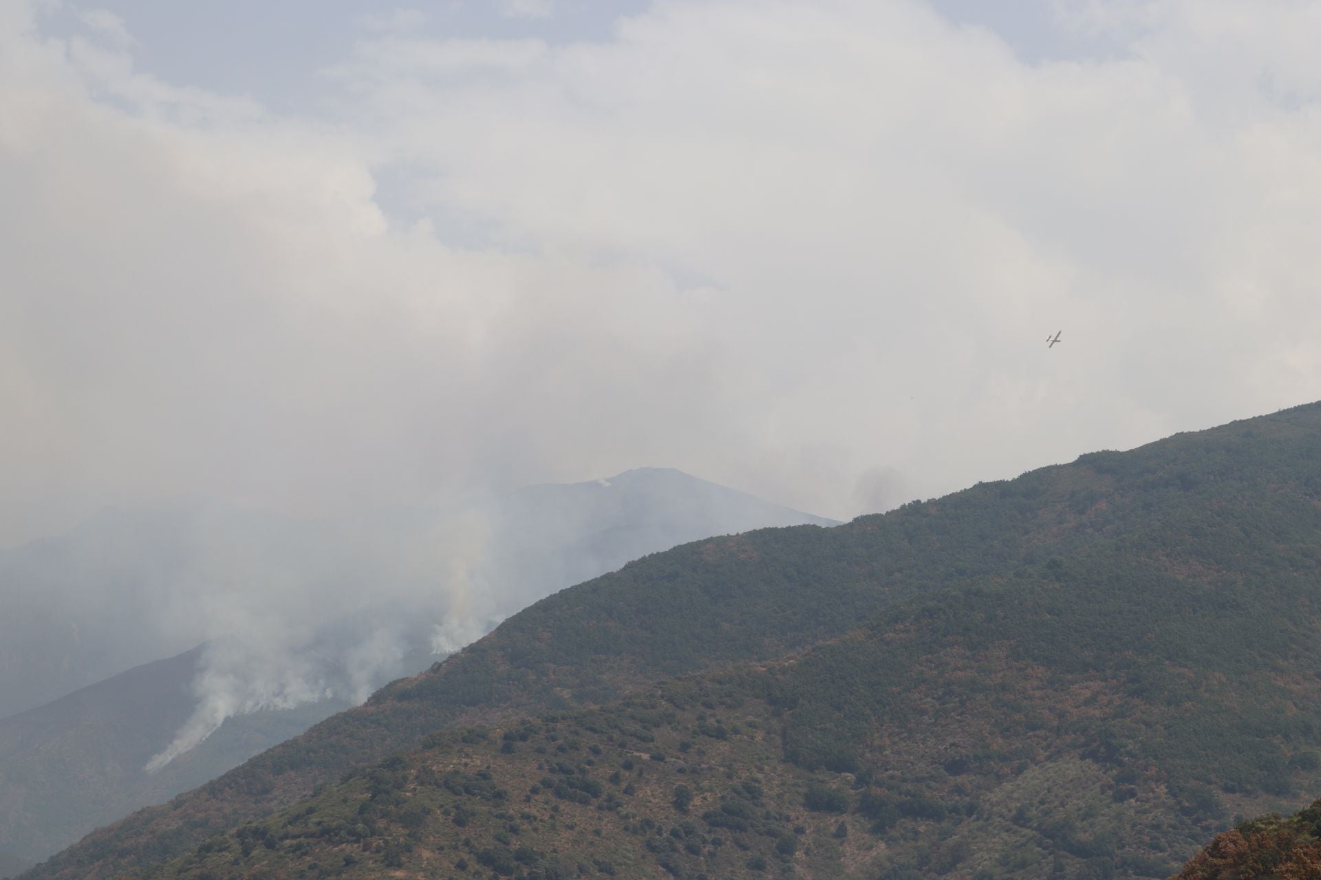 Imágenes del incendio de Yeres