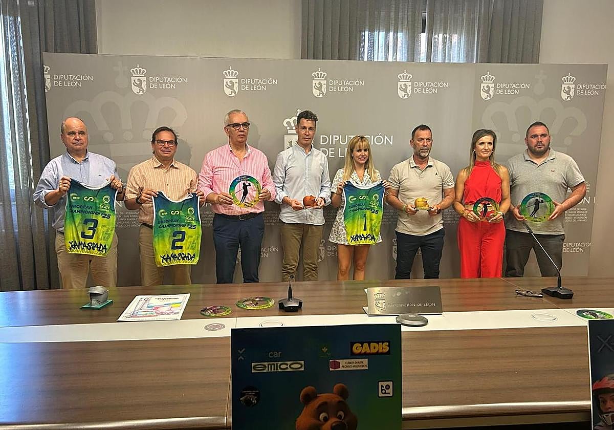 Presentado en la Diputación de León la IX Xamascada Valle de Laciana Campeonatos de Europa Alpino en Línea