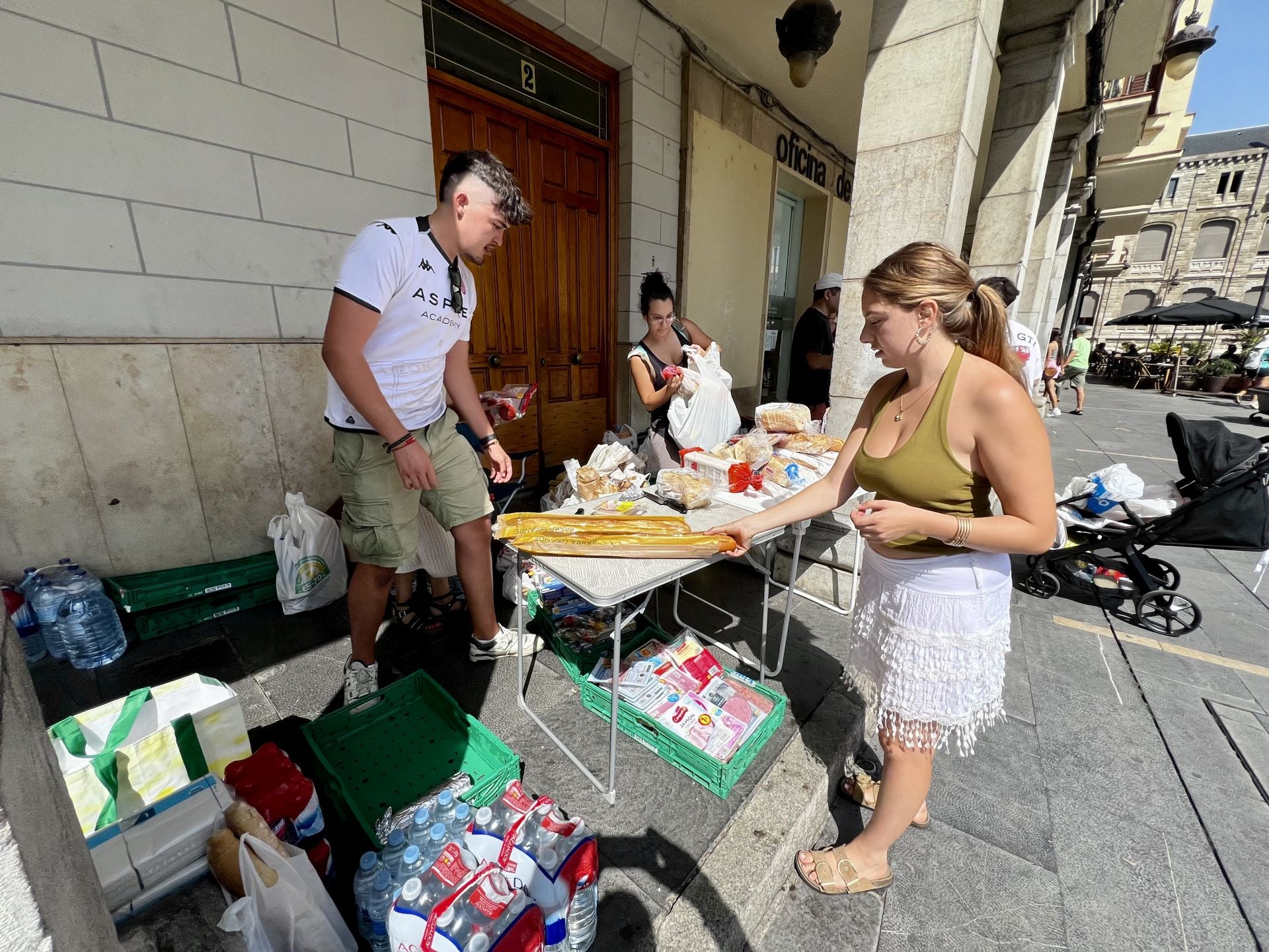 Recogida de alimentos para los afectados por los incendios de León