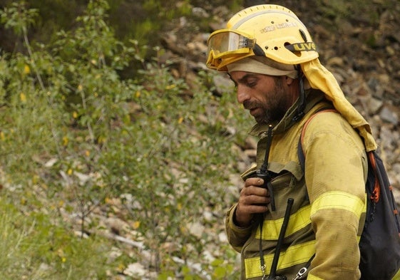 Incendio en Anllares del Sil (León)