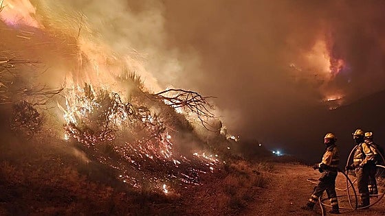 Así lleva ardiendo León más de una semana