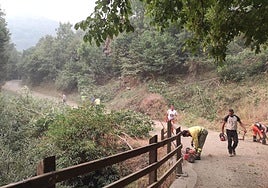 Los vecinos de la zona de Valdeón, contra los incendios