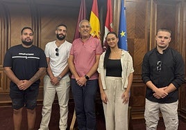 Nuevos trabajadores del servicio.