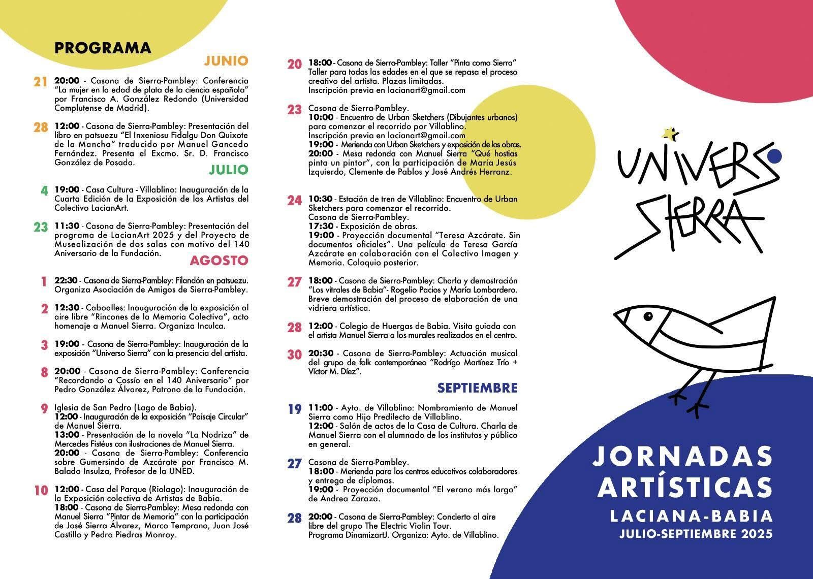 Programa de actividades en Villablino