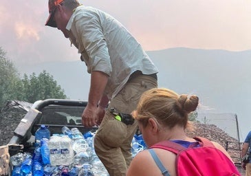 El fuego llega a Faro y Peranzanes: «Estamos preocupados porque se acerca»