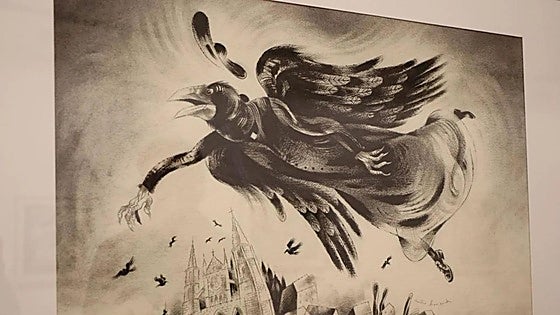 Las fantásticas criaturas de la 'Mitología leonesa' de Toño Benavides se instalan en el monasterio de Sandoval