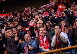 Imagen de la afición de la Cultural