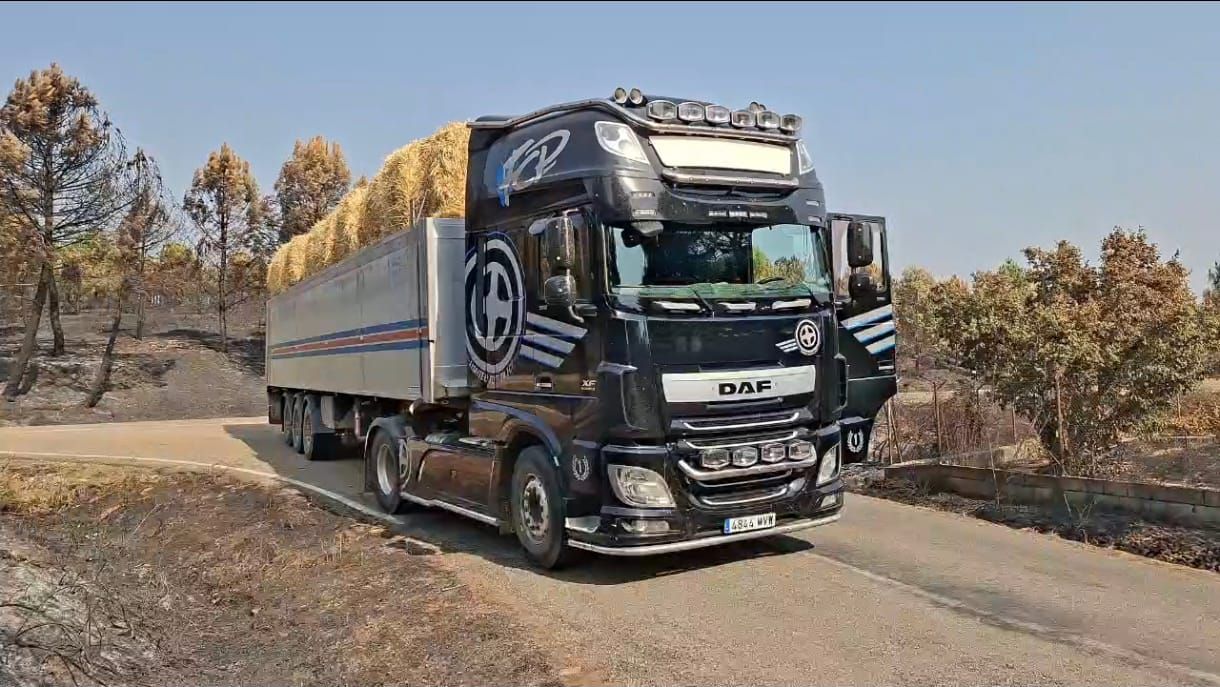 Transportistas y ganaderos solidarios rumbo a la Valdería