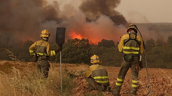 Un agosto en el infierno: el mapa de la «tormenta de incendios» que arrasa Castilla y León