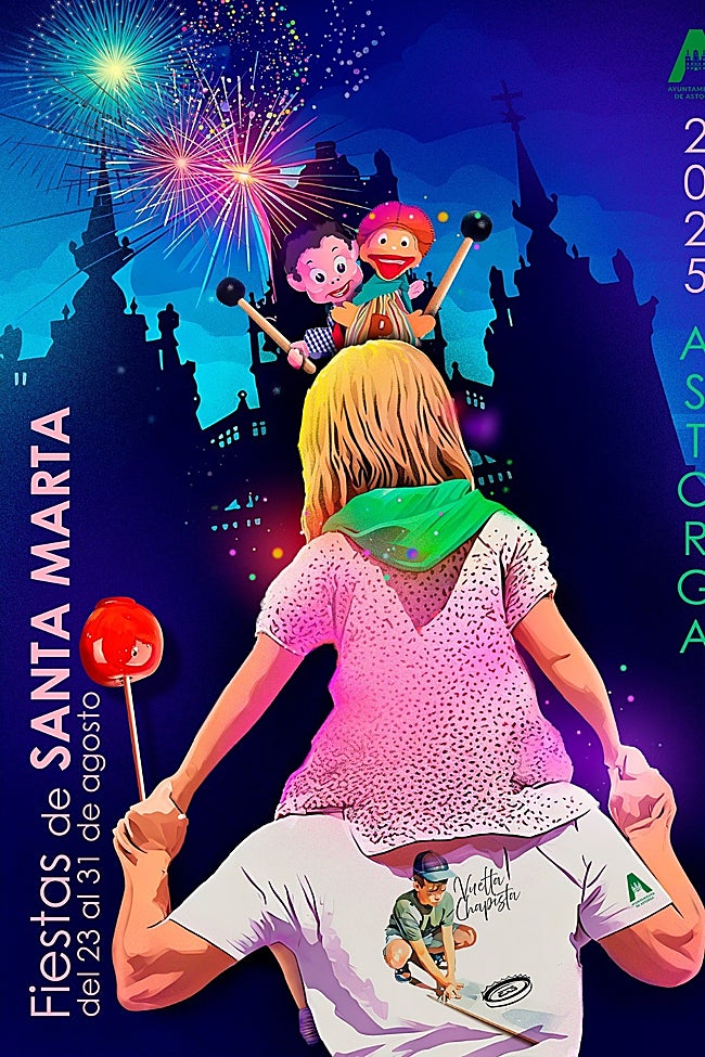 Cartel Fiestas Astorga 2025.