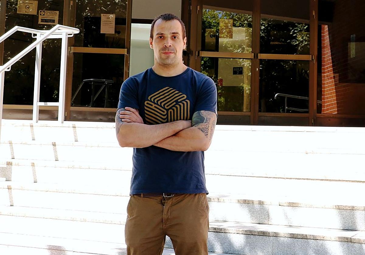 El investigador de la ULE Jorge Arias.