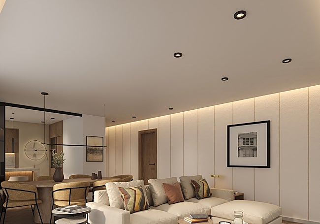 Salón vivienda en Zenit Lastra