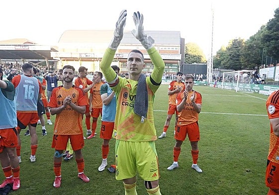 Andrés Prieto, en un partido con la Deportiva