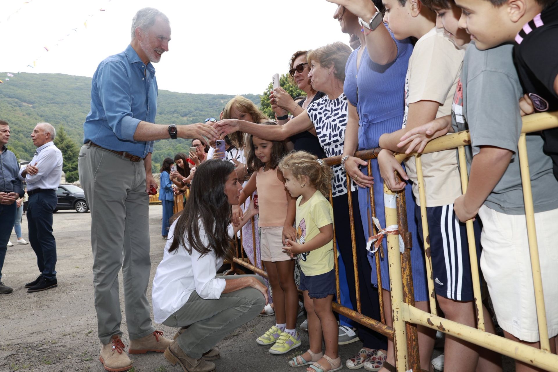 Los reyes visitan Sanabria antes de llegar a Las Médulas