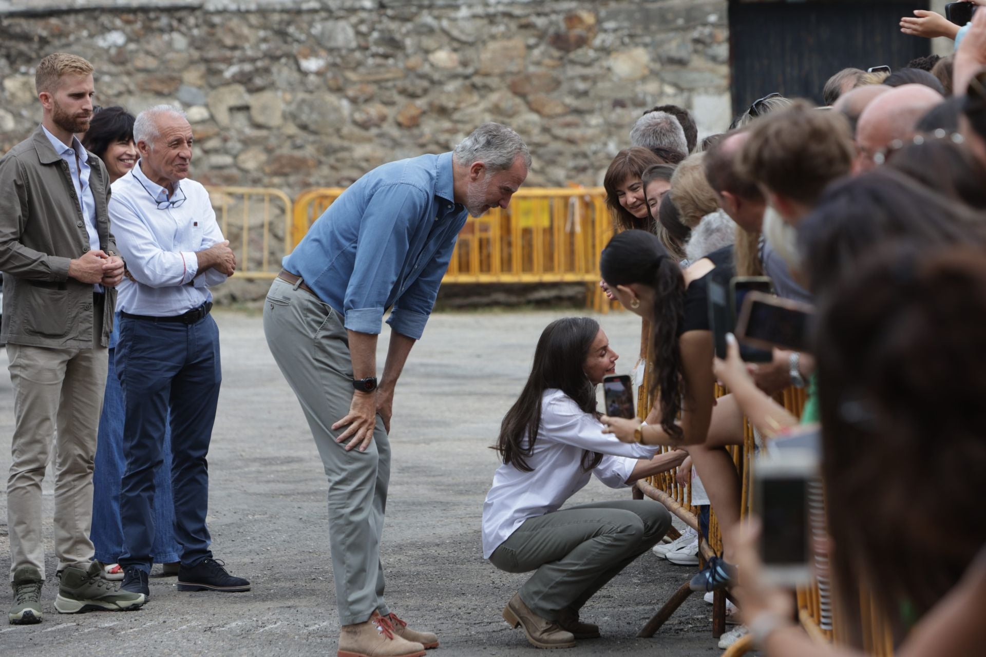 Los reyes visitan Sanabria antes de llegar a Las Médulas