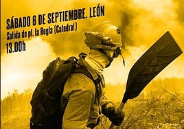 Cartel oficial de la manifestación.