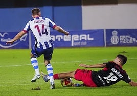 Acción del duelo disputado en Avilés