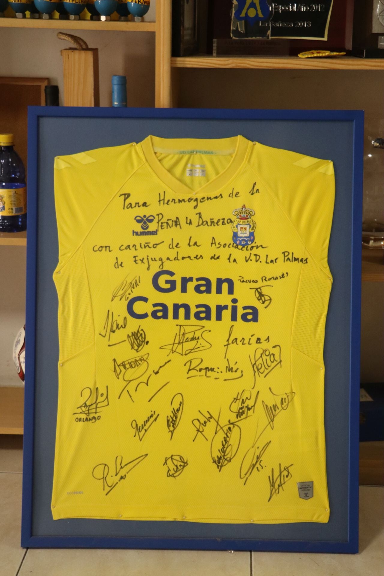 El rincón de La Bañeza dedicado a la pasión por Las Palmas