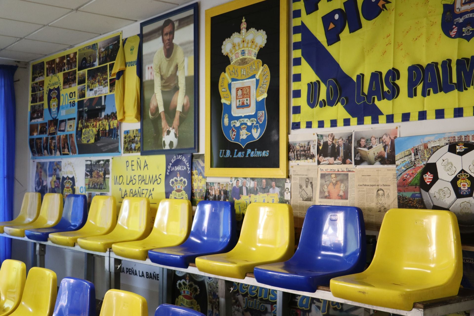 El rincón de La Bañeza dedicado a la pasión por Las Palmas