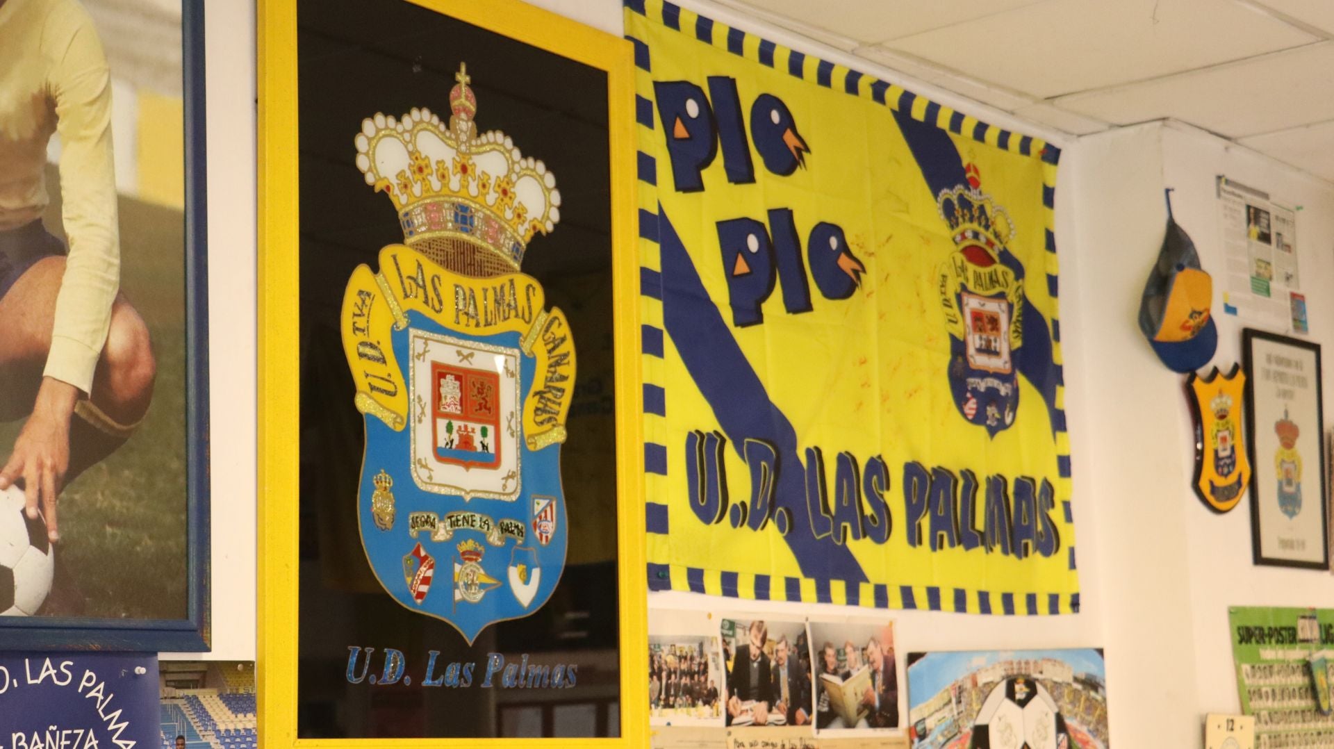 El rincón de La Bañeza dedicado a la pasión por Las Palmas