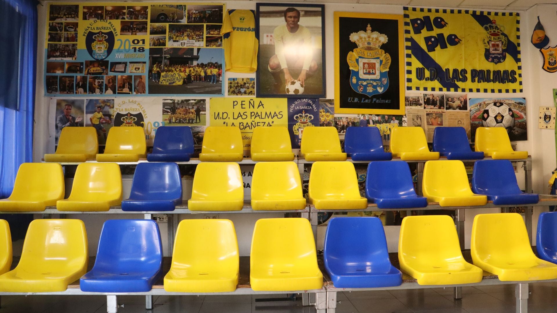 El rincón de La Bañeza dedicado a la pasión por Las Palmas