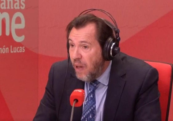 Óscar Puente en 'Las mañanas de Rne' el 1 de septiembre.