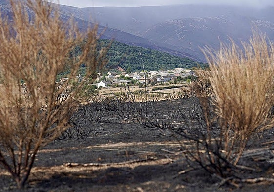 Visita a una de las ganaderías afectadas.