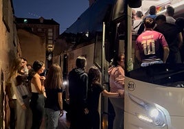 Salida de los componentes del grupo.