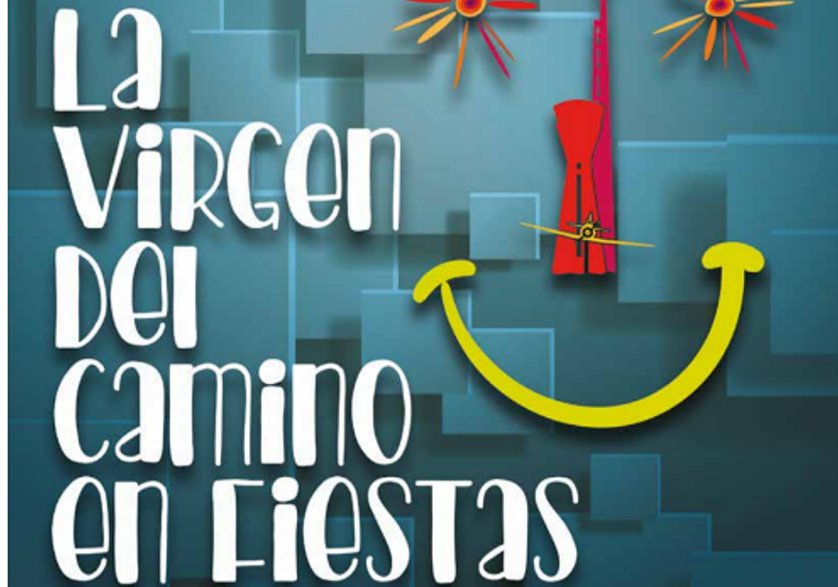 Cartel de las fiestas de La Virgen del Camino 2025