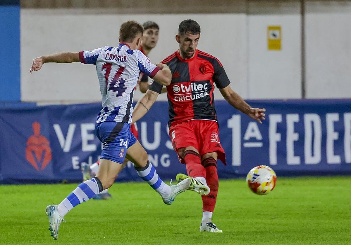 Undabarrena, en el partido ante el Avilés.