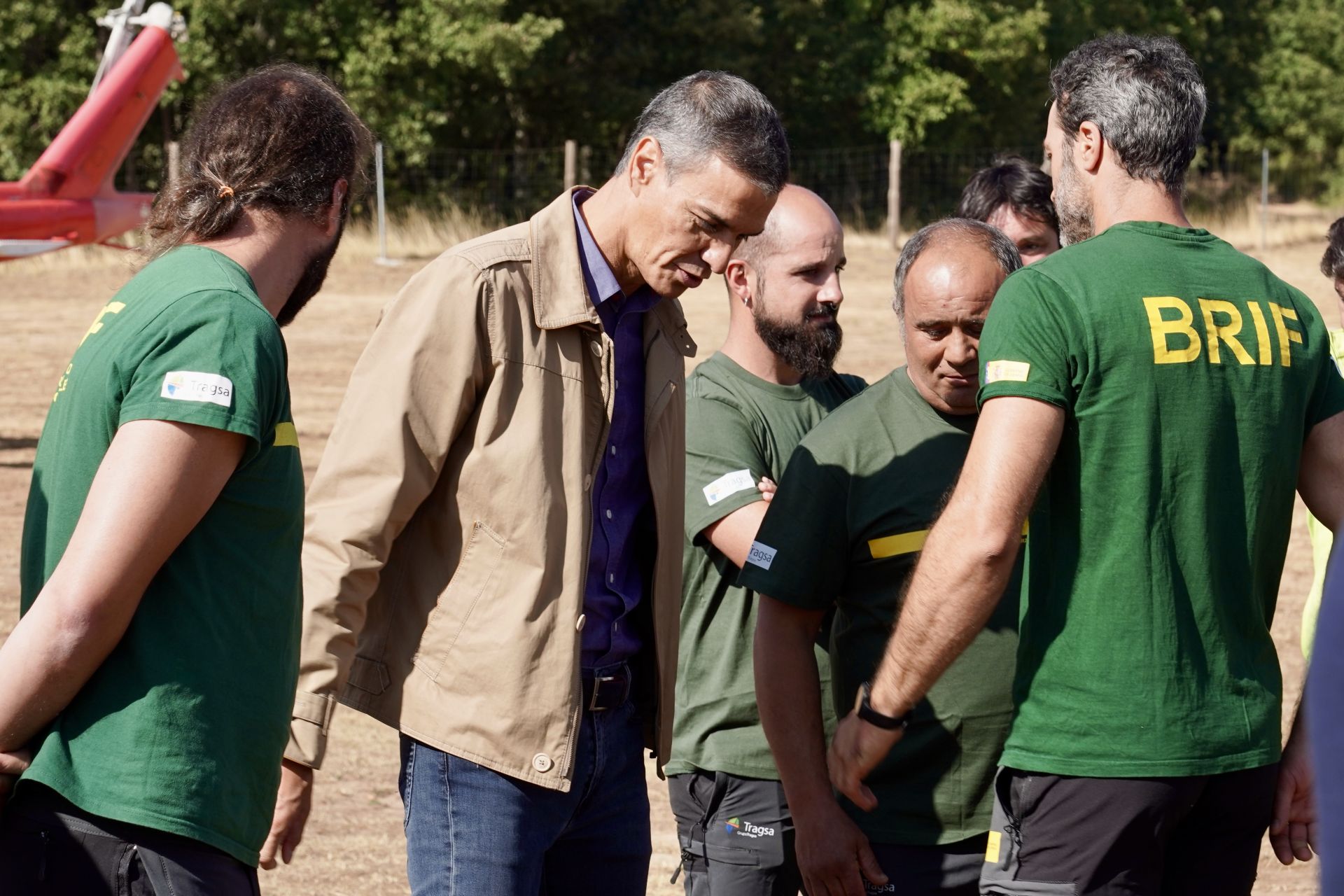 Las imágenes de la visita de Pedro Sánchez a León