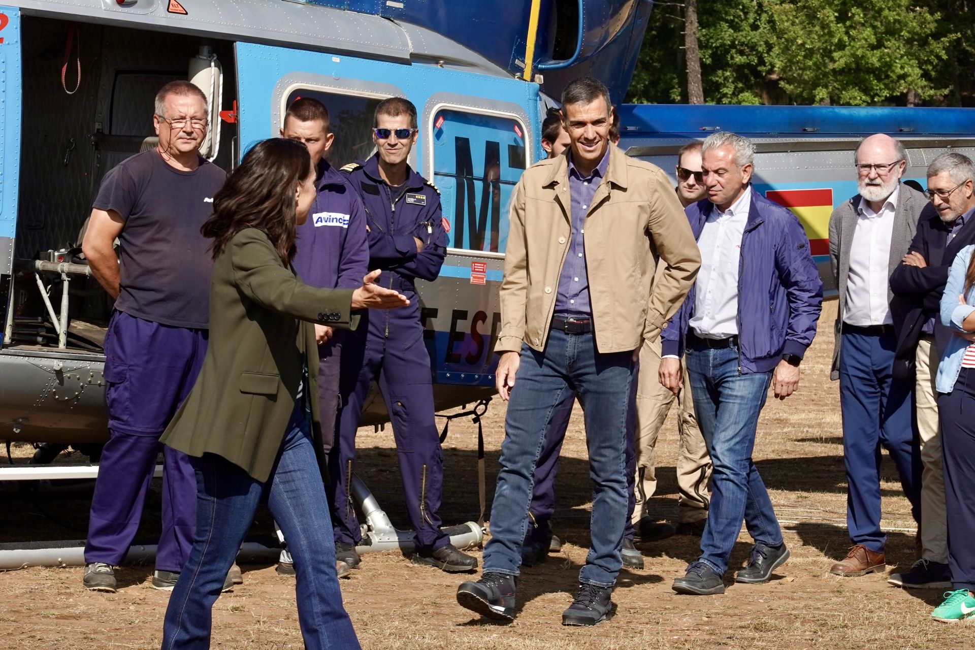 Las imágenes de la visita de Pedro Sánchez a León