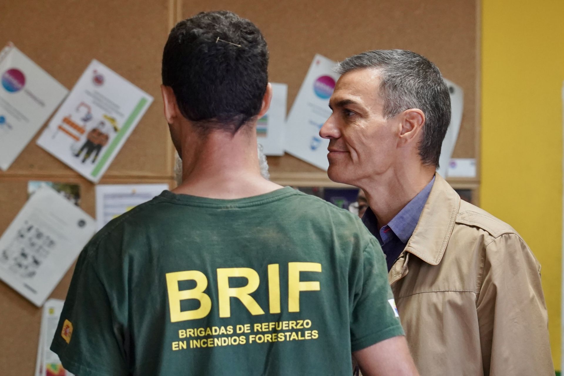 Las imágenes de la visita de Pedro Sánchez a León