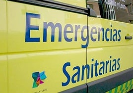 Ambulancia del Sacyl.