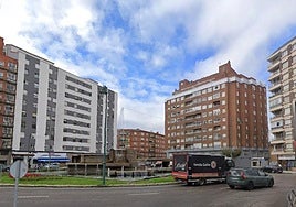 Glorieta Carlos Pinilla, lugar del accidente en León.