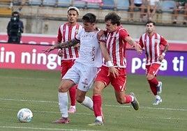 Collado, en el partido ante el Almería.
