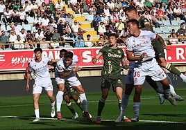 Barzic, durante el partido ante el Leganés.
